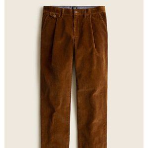 J CREW Single-pleat 10-wale corduroy pant (31W32L)